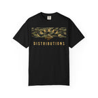 Black Forward Distributions Logo T-Shirt with Tiger Stripe Split Camo Block