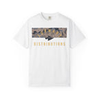 White Forward Distributions Logo T-Shirt with Blueberry Chip Split Camo Block