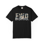 Black FWD Distro heavyweight cotton t-shirt with Polar Choc Chip camo style print and relaxed fit