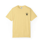 Butter t-shirt with a Forward Distributions Division badge logo.