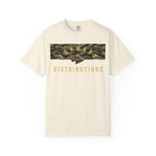Ivory Forward Distributions Logo T-Shirt with Tiger Stripe Split Camo Block