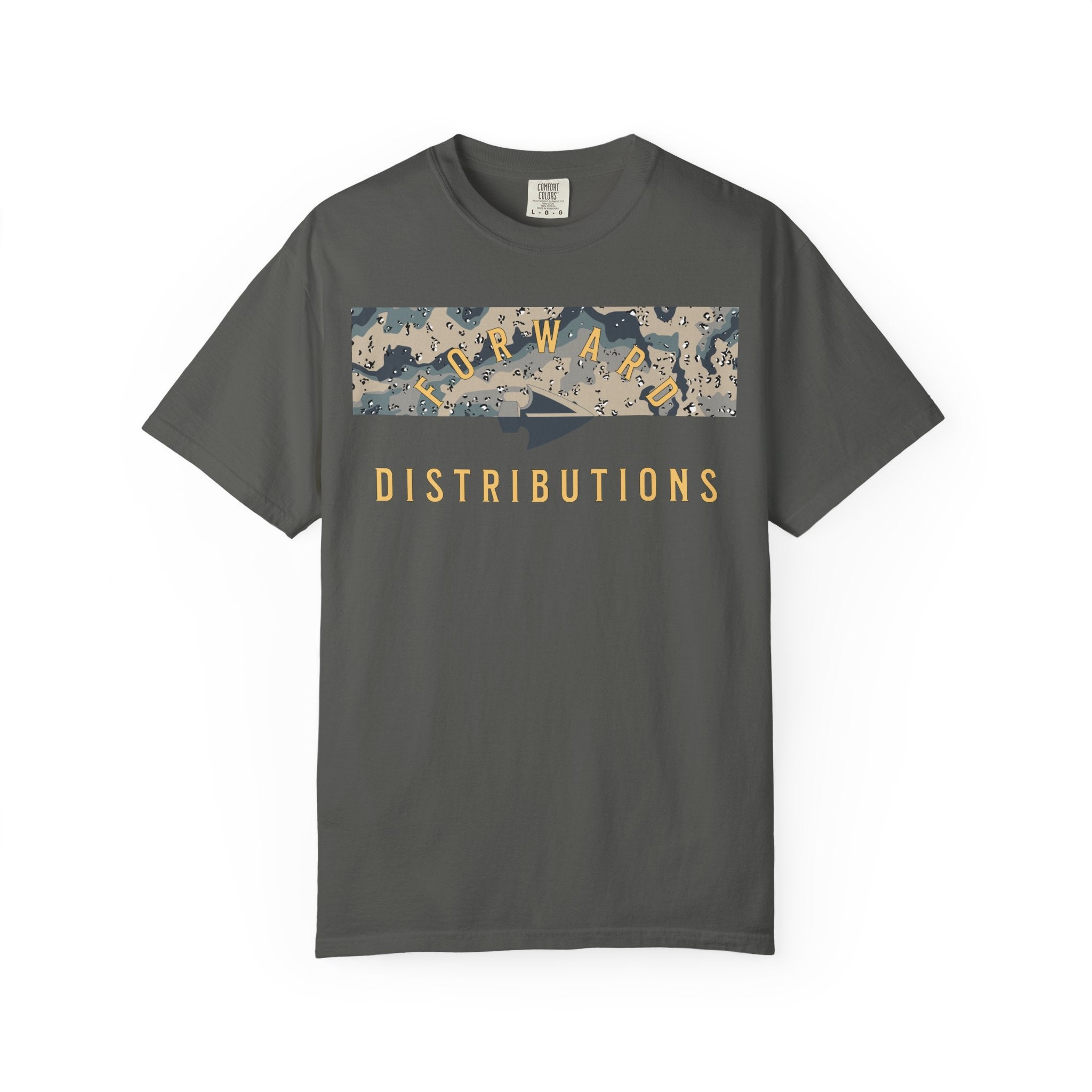 Pepper Forward Distributions Logo T-Shirt with Polar Choc Chip Split Camo Block