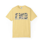 Butter FWD Distro heavyweight cotton t-shirt with Polar Choc Chip camo style print and relaxed fit