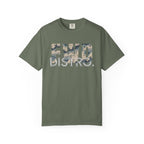Moss FWD Distro heavyweight cotton t-shirt with Polar Choc Chip camo style print and relaxed fit