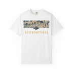 White Forward Distributions Logo T-Shirt with Polar Choc Chip Split Camo Block