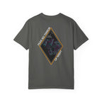 Pepper heavyweight cotton t-shirt with Fear No Terror of Night graphic featuring skull and night vision goggles design.