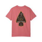 Watermelon FDD Arrow t-shirt with soldier graphic and "Always Forward" text on back, heavyweight cotton, relaxed fit.