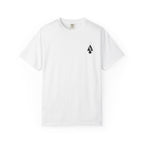White t-shirt with a FD Arrow graphic logo.