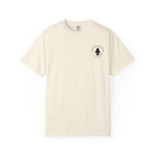 Ivory t-shirt with a Forward Distributions Division badge logo.
